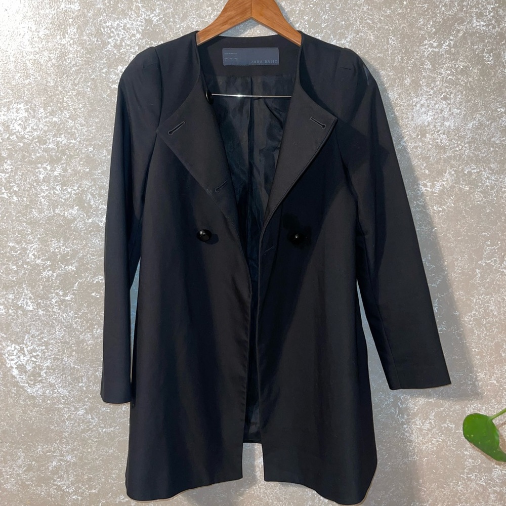 Zara basics long coat